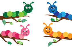 chenilles en gommettes - Gommettes Animaux - 10doigts.fr - 2