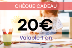 Chèque cadeau 20€ 10 doidgts - Idées Cadeaux DIY Noël - 10doigts.fr