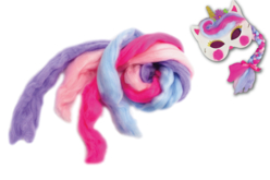 Cheveux Licorne - Couronnes et Chapeaux pour Carnaval : Loisirs Créatifs pour Enfants - 10doigts.fr