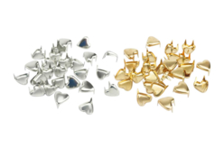 Clous à griffes, forme coeur - 25 pièces - Clous et rivets - 10doigts.fr