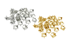 Clous à griffes, forme pyramide - 25 pièces - Clous et rivets - 10doigts.fr