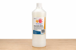 Colle Gel école - flacon de 1 litre - Colles scolaires : bâton, blanche, gel et colle forte - 10doigts.fr