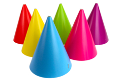 cones colorés - Déguisements à fabriquer soi-même - 10doigts.fr