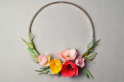 couronne fleurs cercle en métal - Supports en Métal - 10doigts.fr - 2