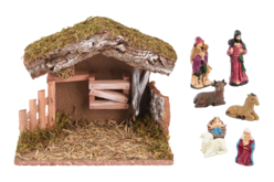 crèche noël et santons - Crèches et villages de Noël à fabriquer - 10doigts.fr