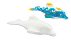 dauphin en polystyrène océan - Animaux en polystyrène - 10doigts.fr