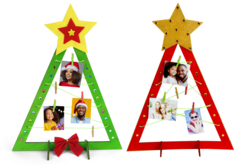 décoration sapin en bois - Kits créatifs de Noël pour les enfants - 10doigts.fr - 2