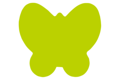 découpe papillon rond - Perforatrices fantaisies - 10doigts.fr