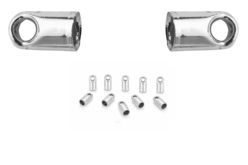 embout argent cordons - Fermoirs bijoux - 10doigts.fr