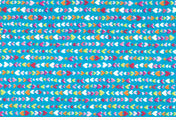 feuille decopatch coeurs bleu - Papiers Décopatch - 10doigts.fr