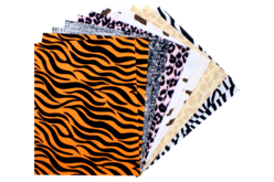 Feutrine "Animaux " ,24 x 30 cm - 12 feuilles - Feuilles de feutrine – 10doigts.fr