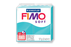 Fimo Soft 57gr - menthe - N° 39 - Pâtes Fimo Soft - 10doigts.fr