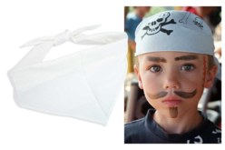 foulard pirate - Coton, lin - Textiles - 10doigts.fr