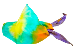 foulard tie&die - Coton, lin - Textiles - 10doigts.fr