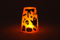 Gobelet en plastique DIY halloween - Vaisselle jetable et réutilisable - 10doigts.fr - 2