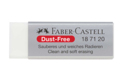 Gomme Dust-free blanc - Accessoires de dessin Beaux-Arts - 10doigts.fr