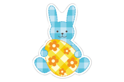 gommette lapin oeuf - Gommettes Pâques - 10doigts.fr