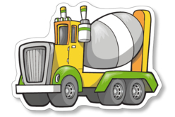 Gommettes engins de chantier - Gommettes Transports et Métiers - 10doigts.fr - 2