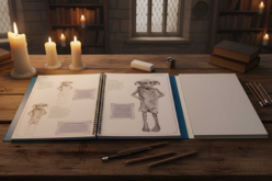 guide Apprendre à dessiner Harry Potter  - Livres de coloriage et dessins - 10doigts.fr - 2