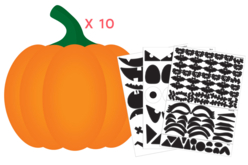 kit créatif gommettes halloween - Kits créatifs Halloween - 10doigts.fr - 2