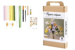 Kit DIY Fleurs en Papier Crépon printemps - Fleurs en crépon - 10doigts.fr - 2