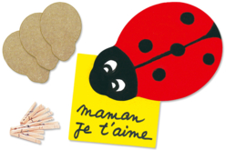 Kit Pense-Bête Coccinelle note - Blocs notes - 10doigts.fr