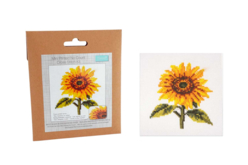 Kit points de croix : Tournesol - Kits Mercerie - 10doigts.fr