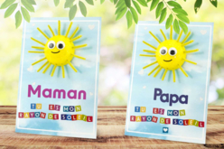 kit tableau soleil parents - Kits fête des parents - 10doigts.fr