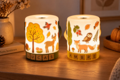Lanterne cosy d'automne - Articles lumineux, guirlandes et bougies LED - 10doigts.fr