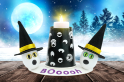 Le donjon maléfique - Accessoires créatifs Halloween - 10doigts.fr - 2