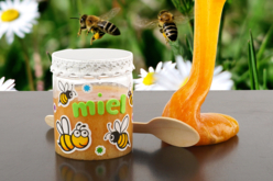 Le slime des abeilles (effet miel) - Plastique Transparent - 10doigts.fr - 2