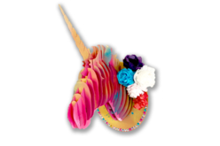 licorne - Animaux en carton - 10doigts.fr - 2