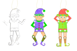 lutin de noel - Kits créatifs de Noël pour les enfants - 10doigts.fr