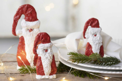 lutin père noel - Objets en bois Noël - 10doigts.fr - 2