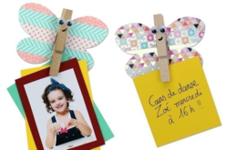 Magnet papillon avec une pince à linge - Aimants - Magnets - 10doigts.fr
