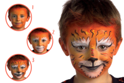maquillage tigre - Maquillage pour enfants - 10doigts.fr