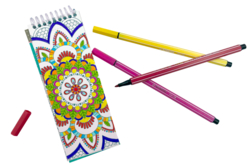 marque page mandala - Formes et dessins à colorier - 10doigts.fr - 2