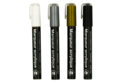 marqueurs peinture festifs - Marqueurs peinture - 10doigts.fr