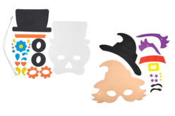 masque sorcière et squelette - Déguisements à fabriquer soi-même - 10doigts.fr - 2