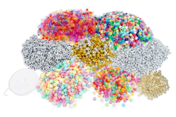 Maxi pack bracelets de l'amitié - 4100 perles - Bijoux messages - 10doigts.fr - 2