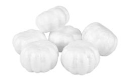 Mini citrouille polystyrene - Supports d'Halloween à décorer - 10doigts.fr