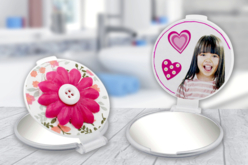 miroir de poche cadeau fête des mères - Miroirs - 10doigts.fr