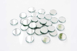 Miroirs ronds Ø 1,8 cm - 30 pièces - Miroirs à coller - 10doigts.fr