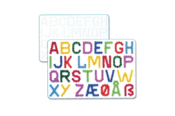 modifier Plaque lettres pour perles fusibles - Perles à repasser 5 mm - 10doigts.fr