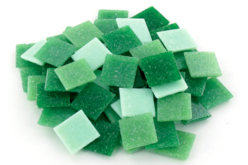 Mosaiques vertes - Mosaïques en verre - 10doigts.fr