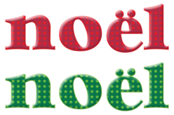 mot noel en bois - Déco en bois peints - 10doigts.fr