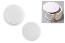moule silicone pot à couvercle - Moules pour plâtre, savon, béton ... - 10doigts.fr