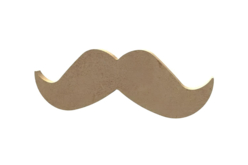 moustache en bois - Silhouettes en bois - 10doigts.fr