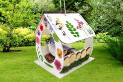 nichoir mangeaoire maison - Nichoirs en bois - 10doigts.fr