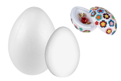 oeuf surprise en polystyrène  - Polystyrène - Supports à décorer - 10doigts.fr